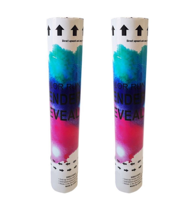 Gender Reveal Blue Or Pink Cannon 2 Pack