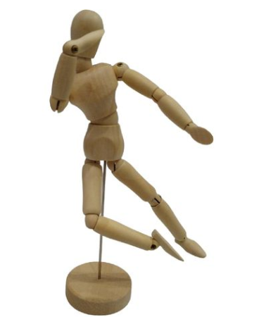 Adjustable Body Mannequin 20 cm On Stand