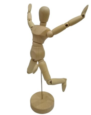 Adjustable Body Mannequin 20 cm On Stand