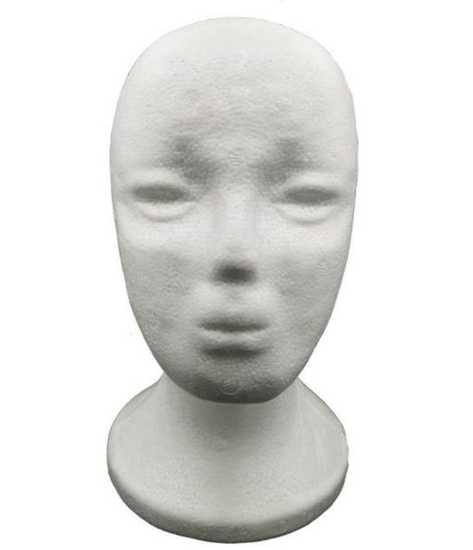 Mannequin Head Made of Polystyrene