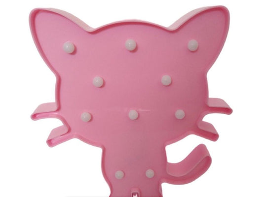 Night Light Cat - Battery Operated Cat - 28 cm