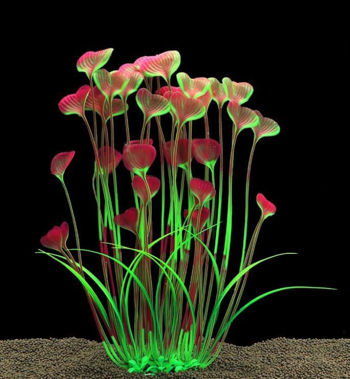 Aquarium Plants Decor Artificial Large Sea Weed - 36cm