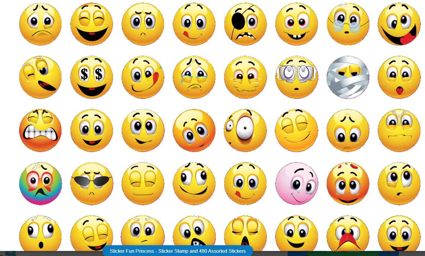 Sticker Fun - Sticker Stamp & 480 Assorted Stickers