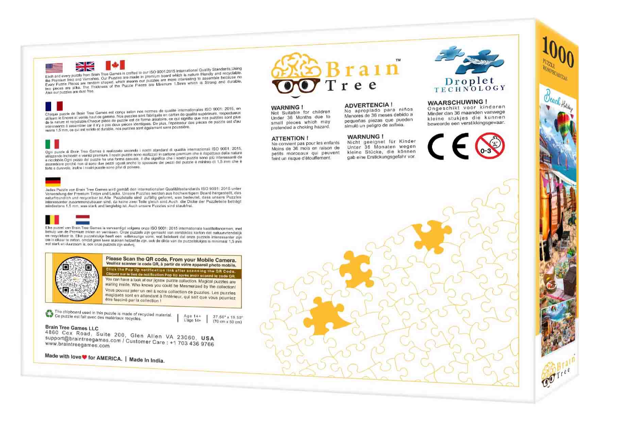 Beach Holiday Jigsaw Puzzles 1000 Piece