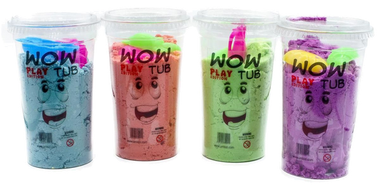 Wow, Kinetic Sand, clay, Wowtub kinetic sand 4 pack image