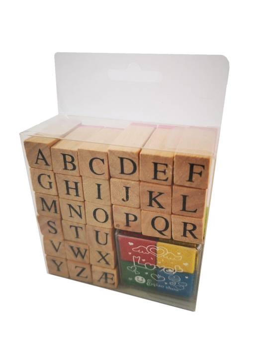 Alphabet Stamp Set - Educational, Craft Fun