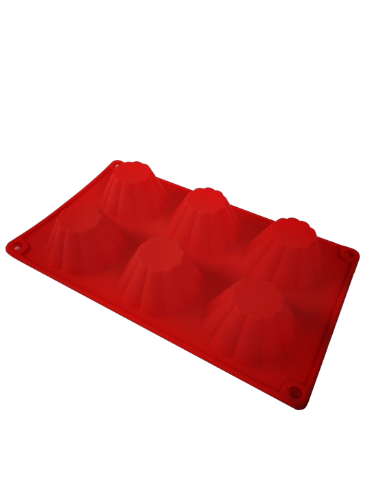 6 Cupcake, Muffin or Silicone Baking Tray