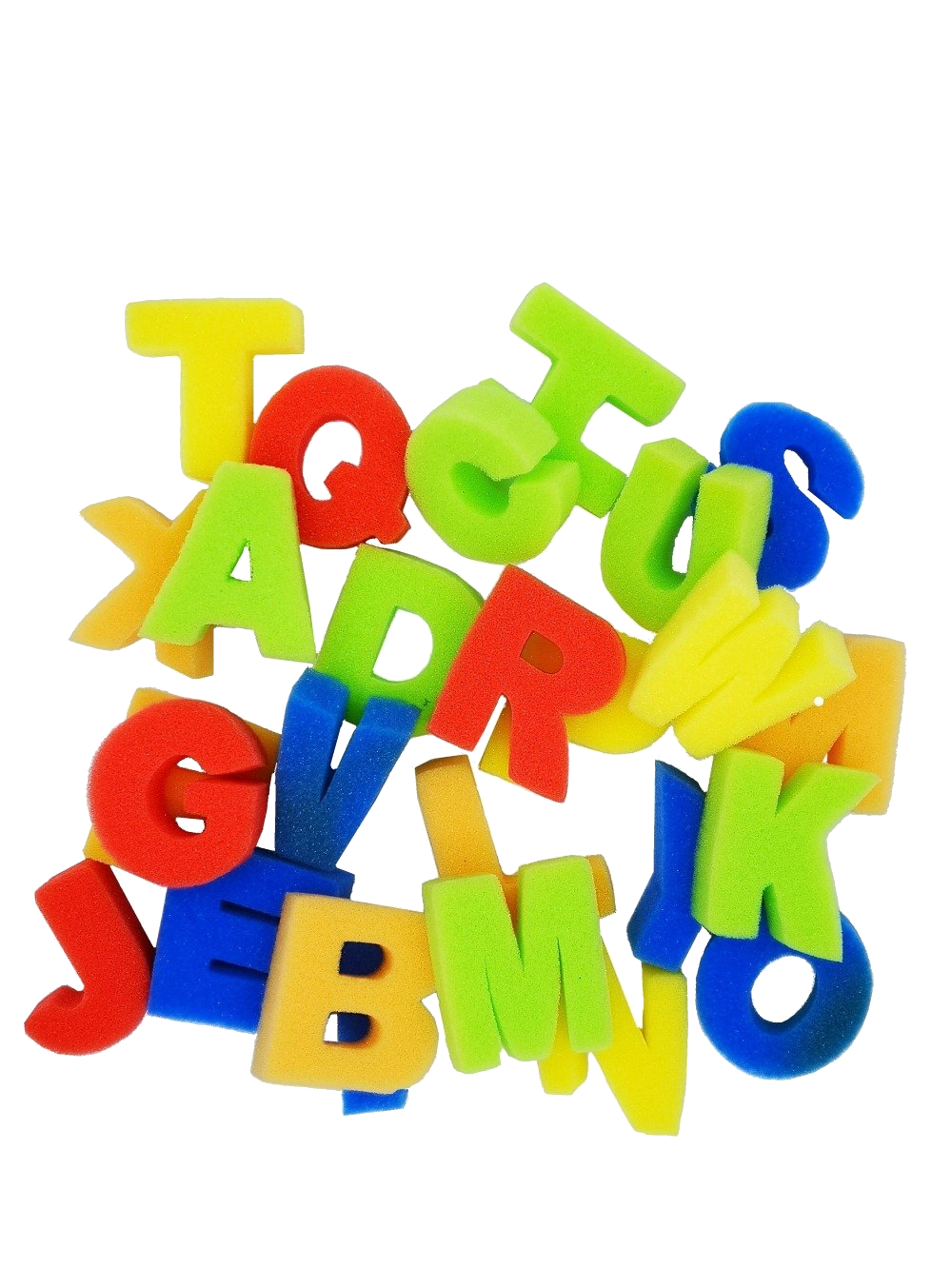 Bath Sponge Alphabet - 26 Pieces
