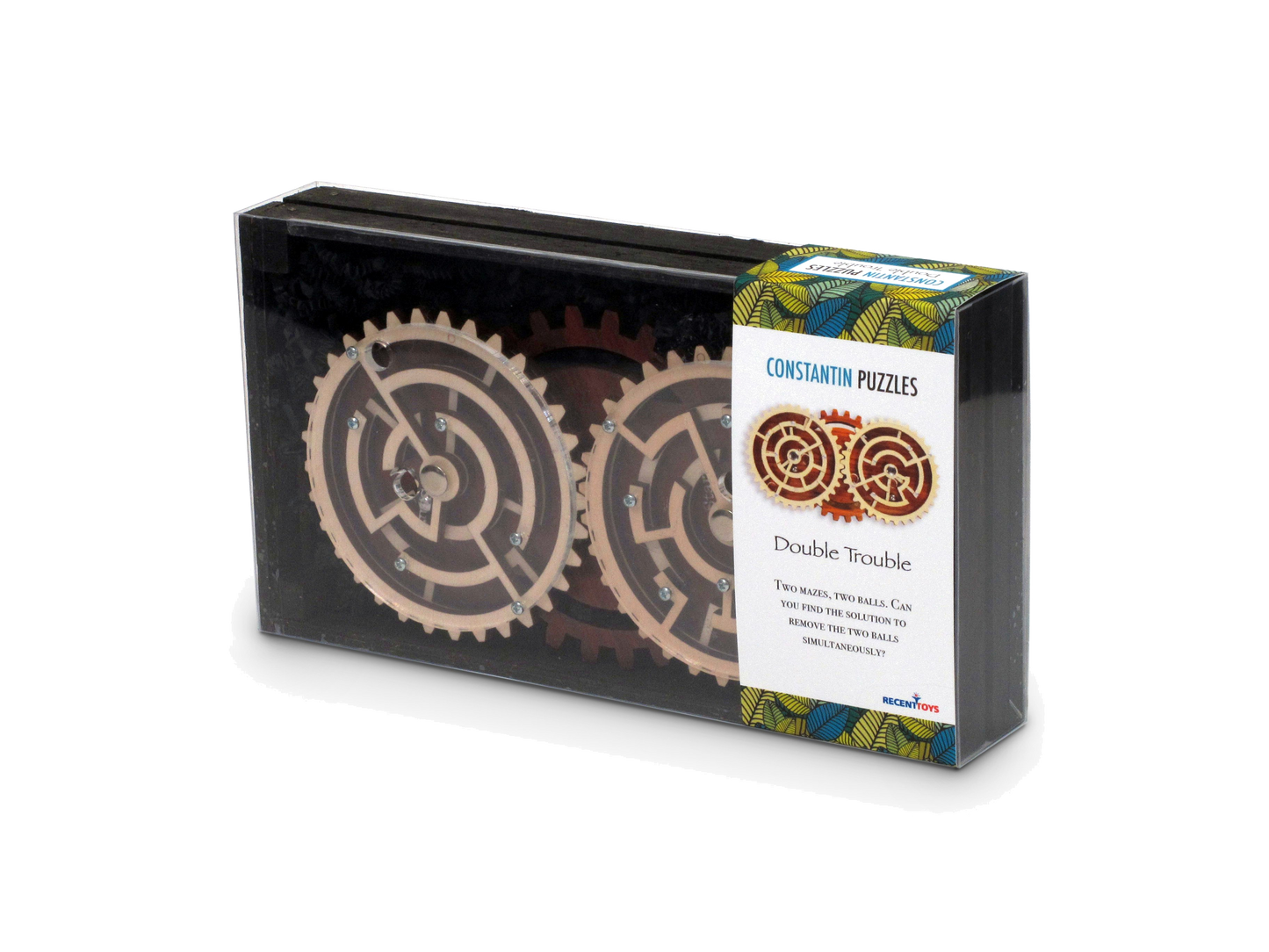 Double Trouble Wooden Puzzle by Constantin - Brain Teaser by Recent Toys