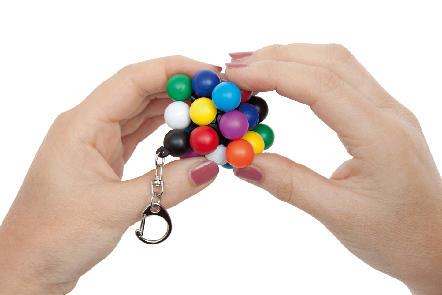 Mini Molecube by Mefferts - Twisty Puzzle, Brain Teasers Keychain Puzzle