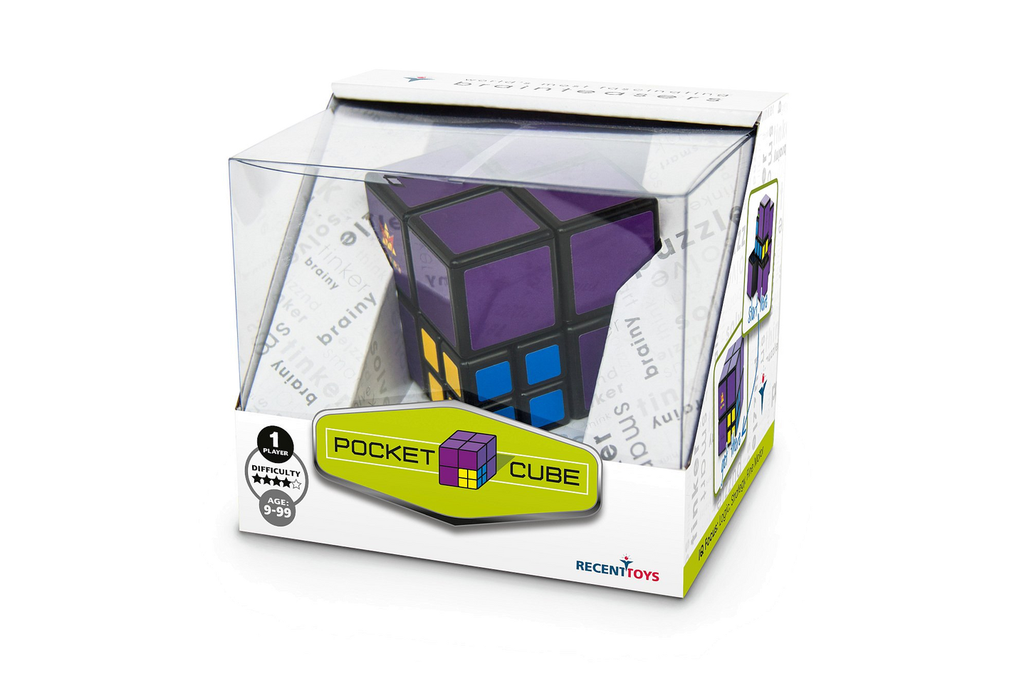 Pocket Cube Puzzle - Meffert's Rotation Brain Teaser - Recent Toys